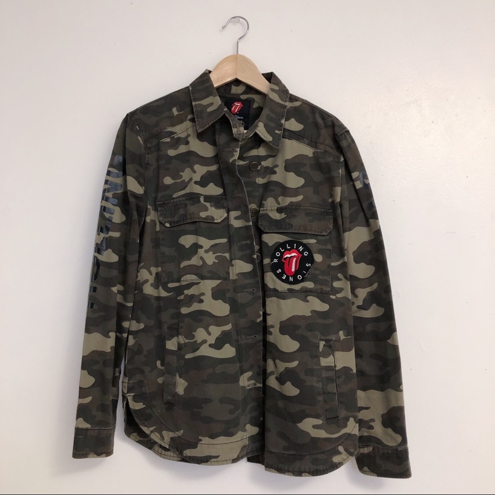 rolling stones camo jacket